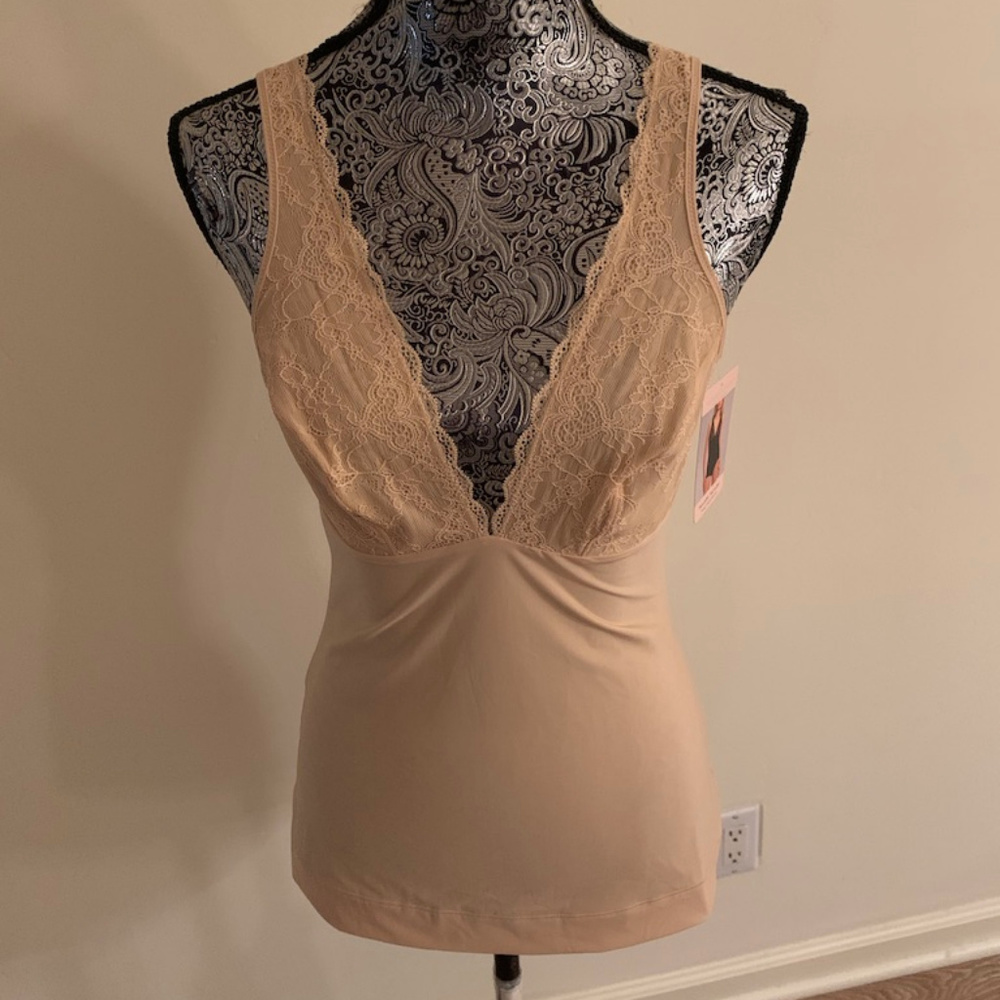 Nearly Nude Tan Camisole *new*